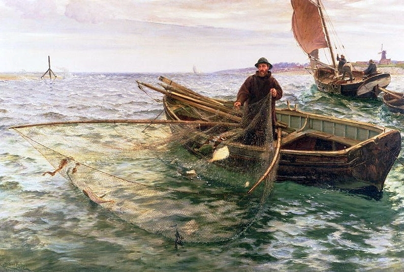Charles Napier Hemy The Fisherman 1888